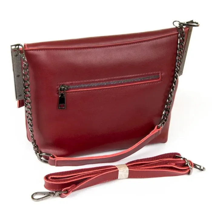 Сумка Женская Классическая кожа Luxeva P4 8322 red-wine