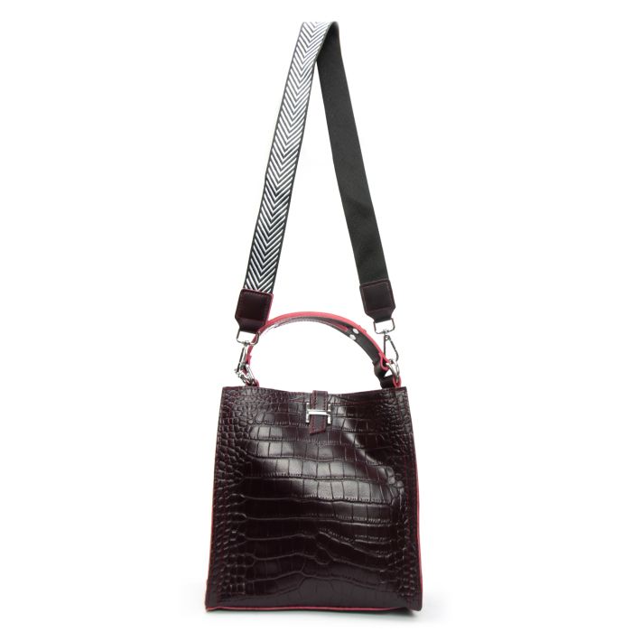 Сумка Женская Классическая кожа ALEX RAI 9701 bordo