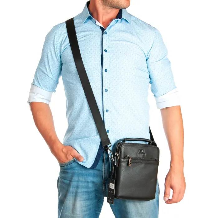 Сумка Мужская Планшет кожа BRETTON 407-89 black