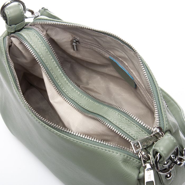 Сумка Женская Классическая кожа ALEX RAI 3018 green