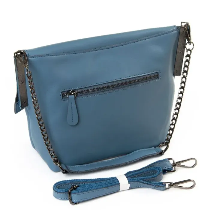 Сумка Женская Классическая кожа Luxeva P4 8322 blue