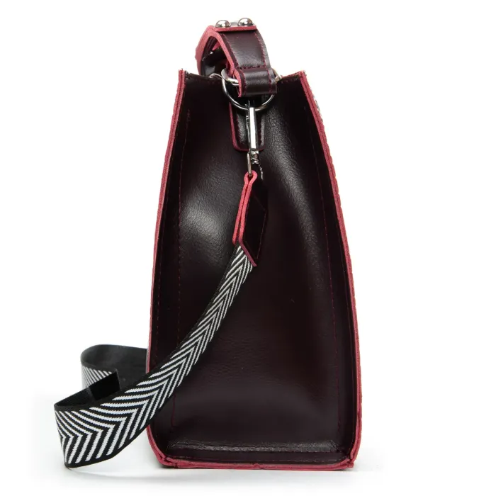 Сумка Женская Классическая кожа ALEX RAI 9701 bordo