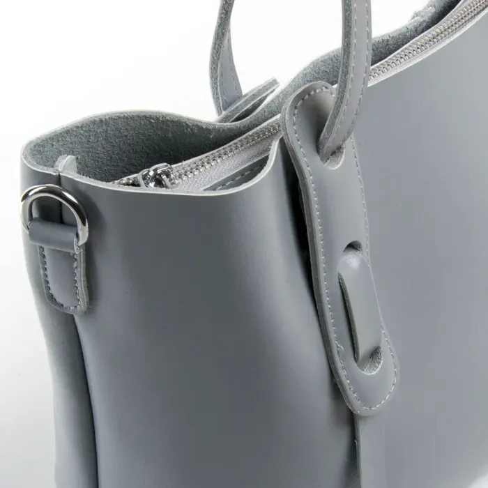 Сумка Жіноча Класична шкіряна ALEX RAI 07-02 1991-220 light-grey