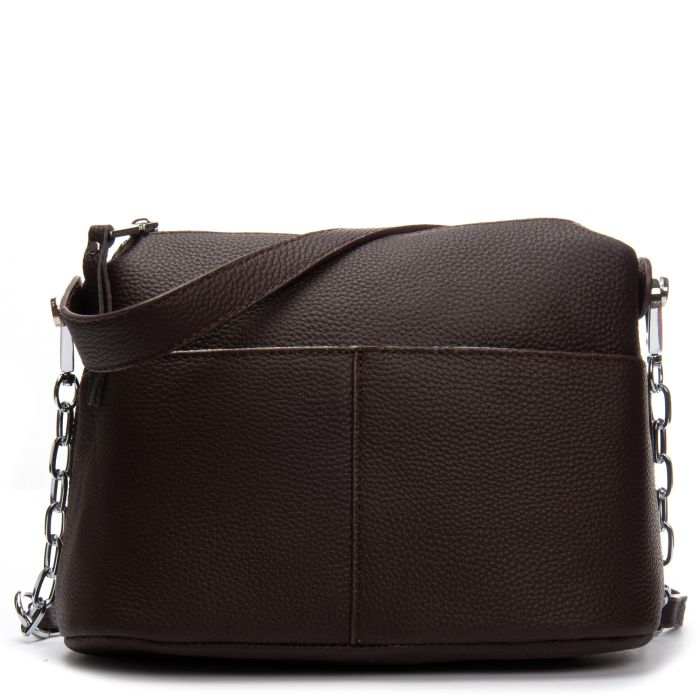 Сумка Женская Классическая кожа ALEX RAI 10A brown