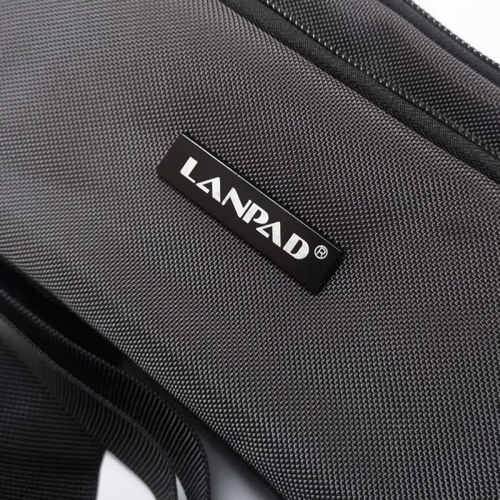 Сумка Мужская На пояс нейлон Lanpad 35007 gray
