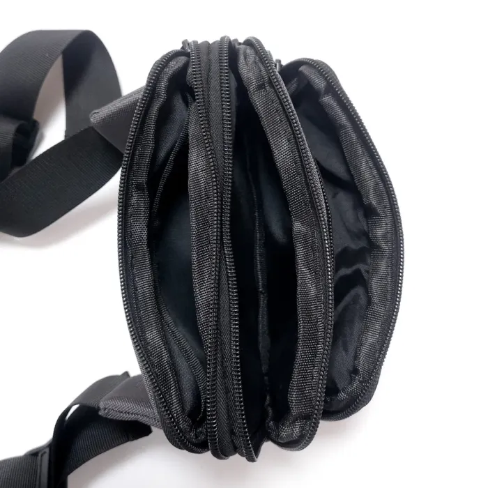 Сумка Мужская На пояс нейлон Lanpad 35007 gray