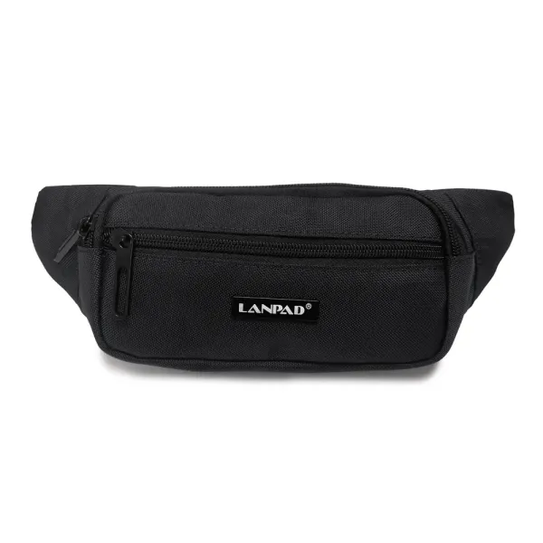 Сумка Мужская На пояс нейлон Lanpad 37012 black