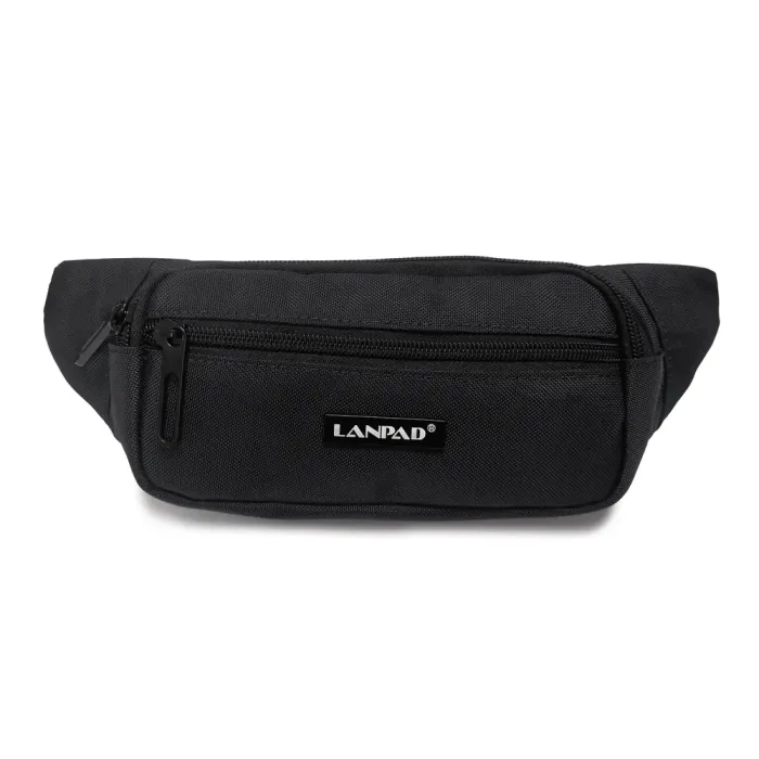 Сумка Мужская На пояс нейлон Lanpad 37012 black