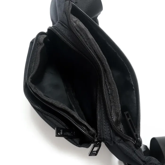 Сумка Мужская На пояс нейлон Lanpad 35008 black