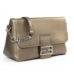 Сумка жіноча Класична шкіра Luxeva P49 8783 silver-grey