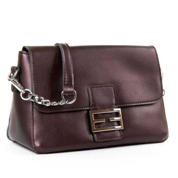 Сумка Женская Классическая кожа Luxeva P49 8783 bright-coffee