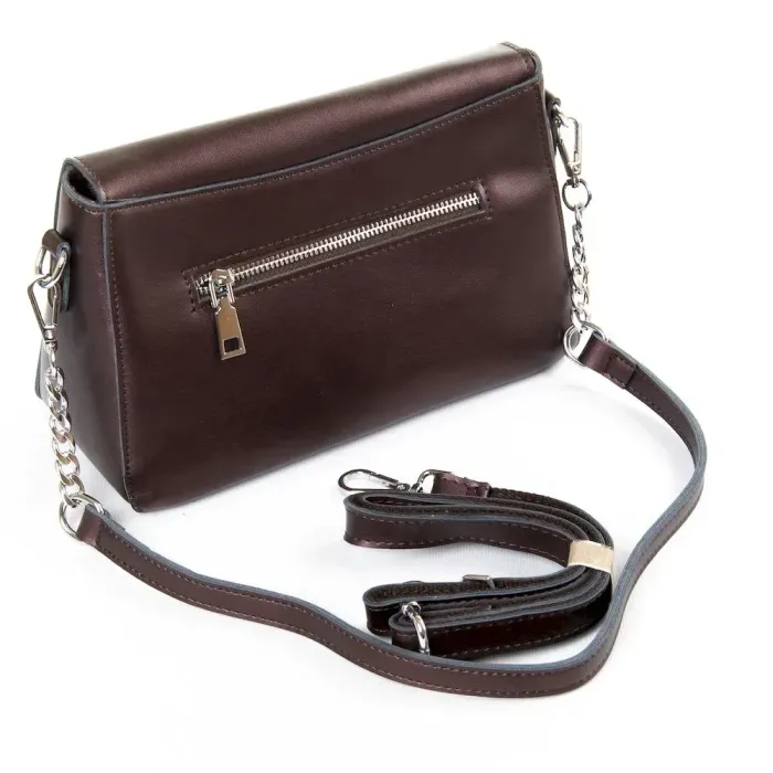 Сумка Женская Классическая кожа Luxeva P49 8783 bright-coffee