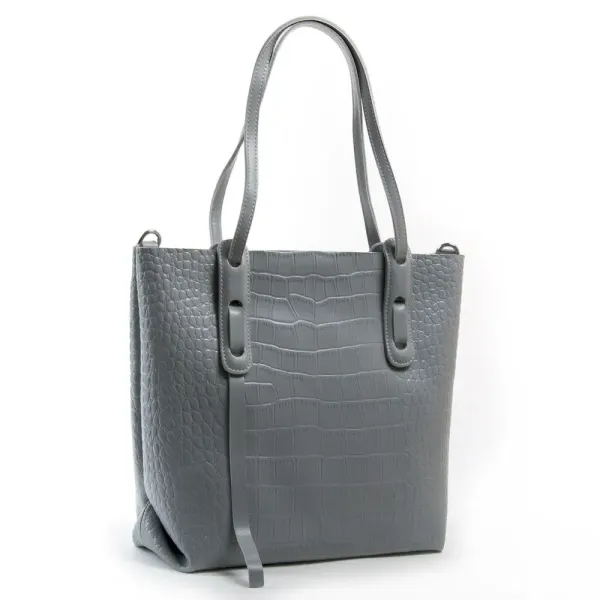 Сумка Жіноча Класична шкіряна ALEX RAI 07-02 1899-220 light-grey