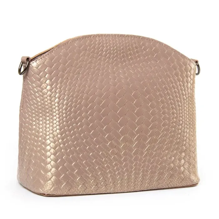 Сумка Женская Классическая кожа Luxeva P20 1539 pearl-khaki