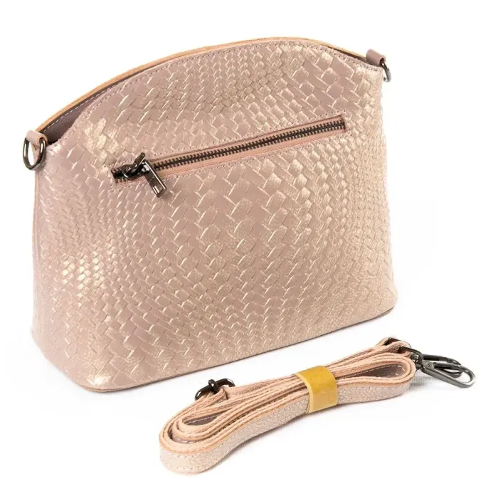 Сумка Женская Классическая кожа Luxeva P20 1539 pearl-khaki