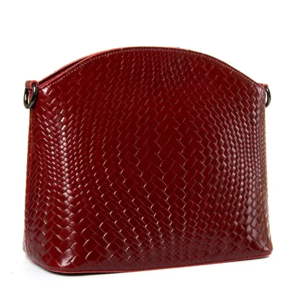 Сумка жіноча Класична шкіра Luxeva P20 1539 white-red
