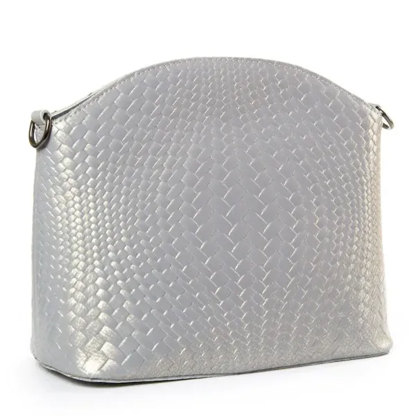 Сумка жіноча Класична шкіра Luxeva P20 1539 pearl light-grey