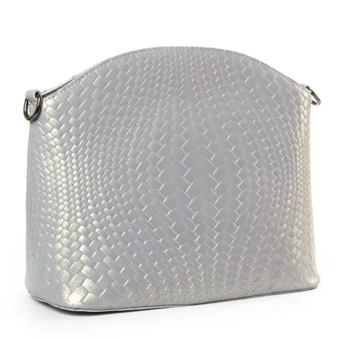 Сумка жіноча Класична шкіра Luxeva P20 1539 pearl light-grey
