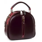 Сумка Жіноча Класична шкіра Luxeva P50 339 deep-wine-red