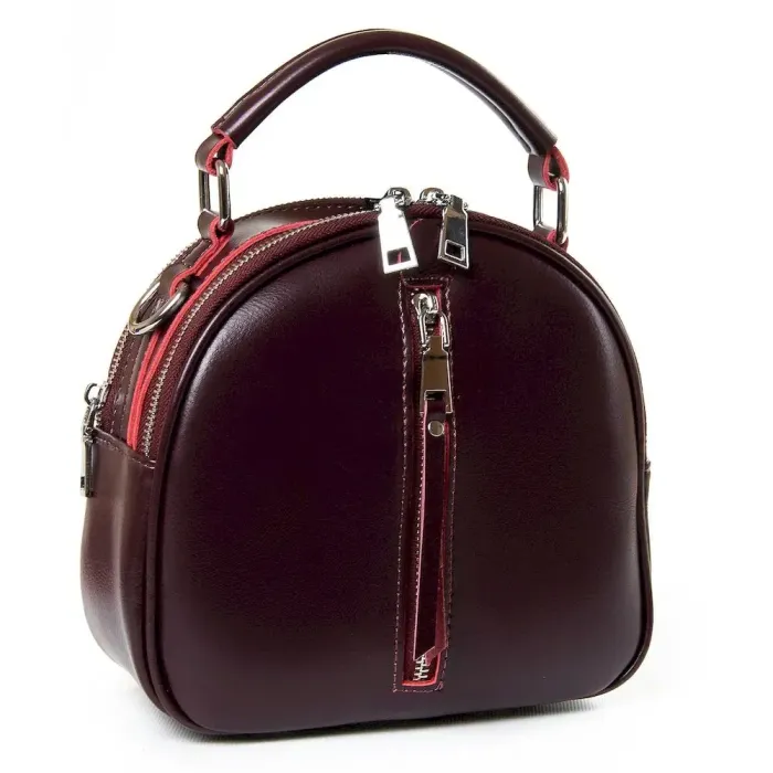 Сумка Жіноча Класична шкіра Luxeva P50 339 deep-wine-red