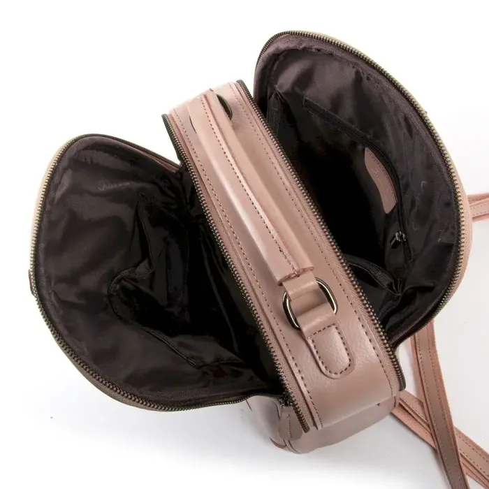 Сумка Женская Рюкзак кожа ALEX RAI 8694-3 pink