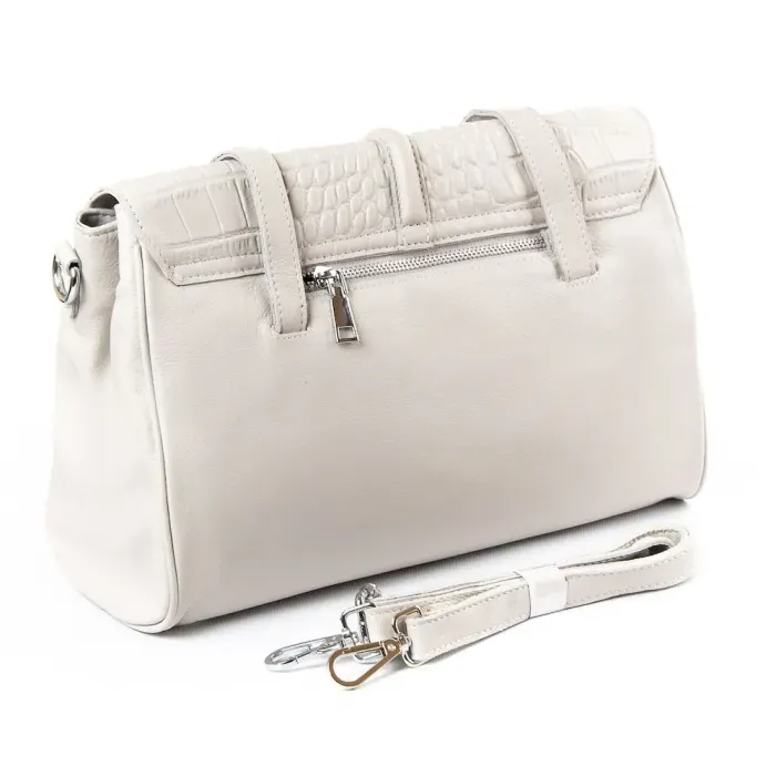 Сумка жіноча Класична шкіра Luxeva P8 8796-9 light-grey