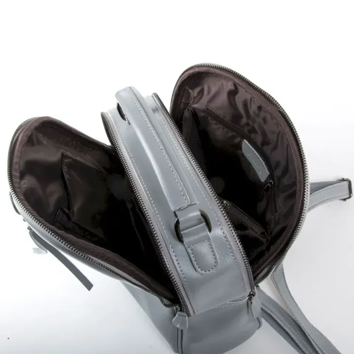 Сумка Женская Рюкзак кожа ALEX RAI 8694-3 light-grey