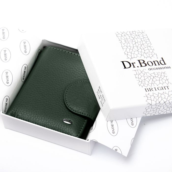 Кошелек Bright Женский кожа DR. BOND WS-415-1 green