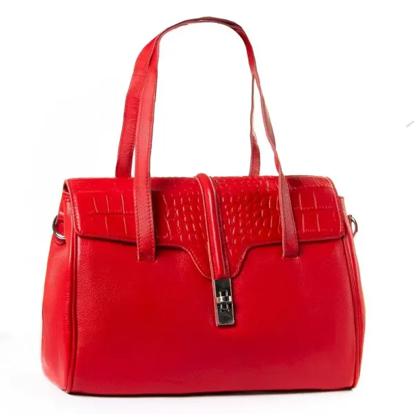Сумка жіноча Класична шкіра Luxeva P8 8796-9 red