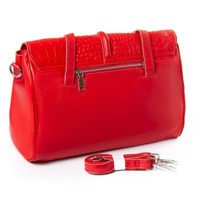 Сумка жіноча Класична шкіра Luxeva P8 8796-9 red