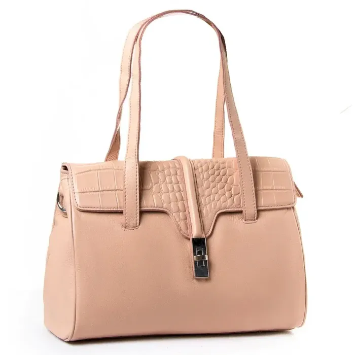 Сумка жіноча Класична шкіра Luxeva P8 8796-9 pink