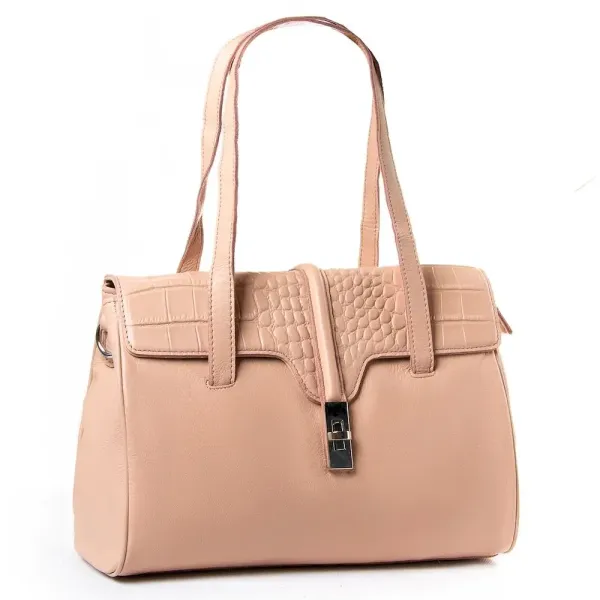 Сумка жіноча Класична шкіра Luxeva P9 8796-9 pink