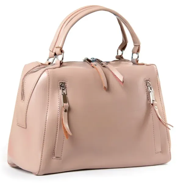 Сумка жіноча Класична шкіра Luxeva P39 8763 pink