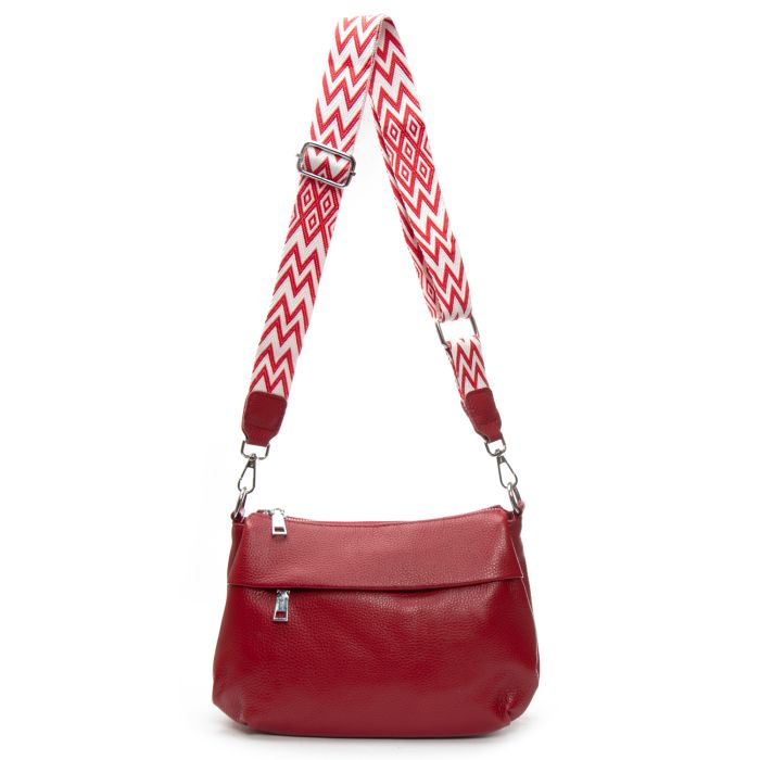 Сумка Женская Классическая кожа ALEX RAI 6001 wine red