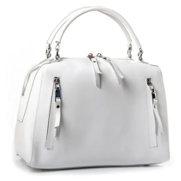 Сумка Жіноча Класична шкіра Luxeva P39 8763 white