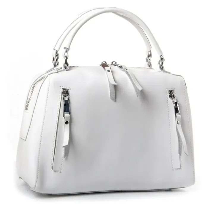 Сумка Жіноча Класична шкіра Luxeva P39 8763 white