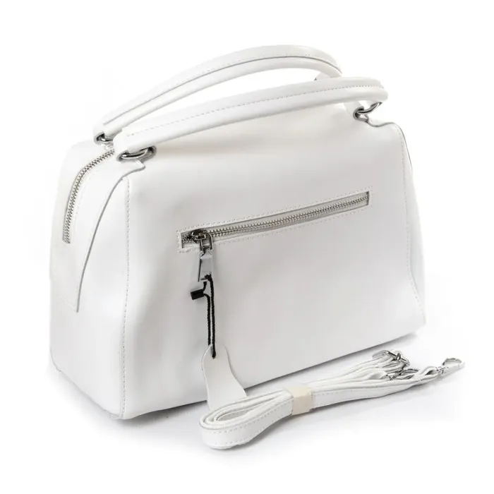 Сумка Жіноча Класична шкіра Luxeva P39 8763 white
