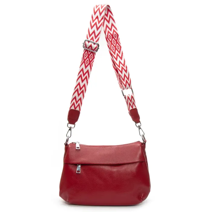 Сумка Женская Классическая кожа ALEX RAI 6001 wine red