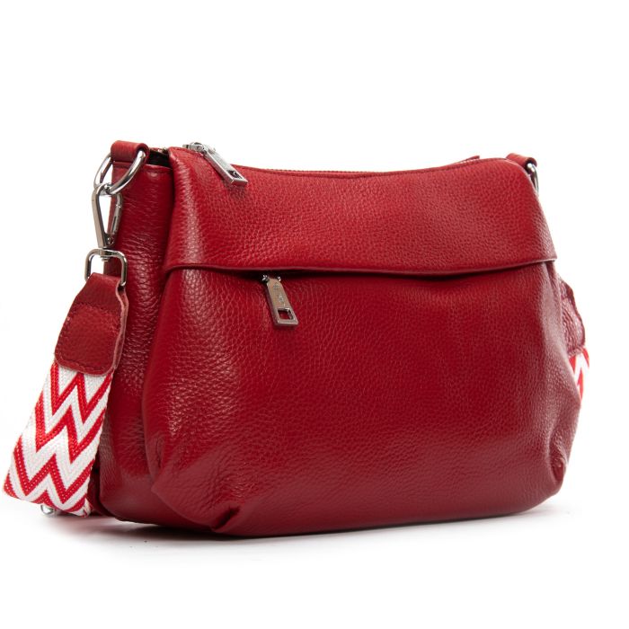 Сумка Женская Классическая кожа ALEX RAI 6001 wine red