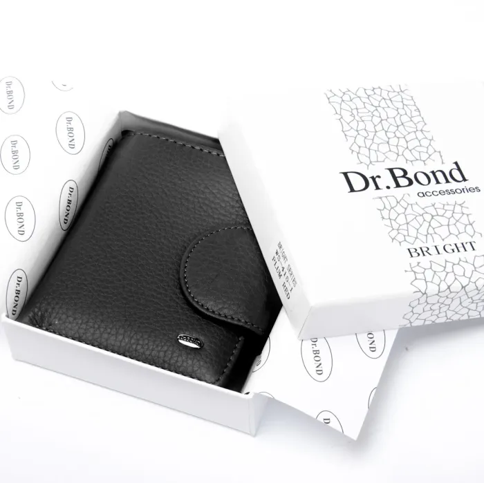 Кошелек Bright Женский кожа DR. BOND WS-415-1 black