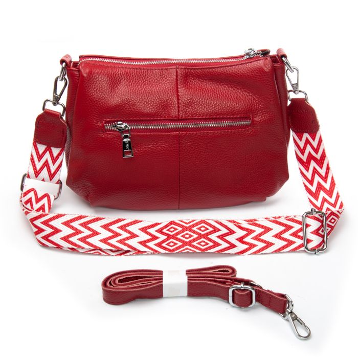 Сумка Женская Классическая кожа ALEX RAI 6001 wine red