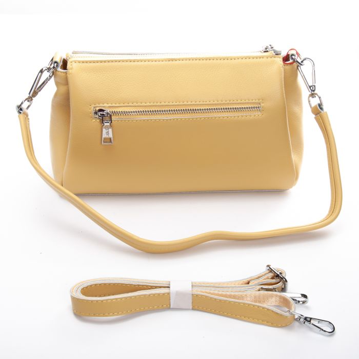 Сумка Женская Классическая кожа ALEX RAI 8721-9 yellow