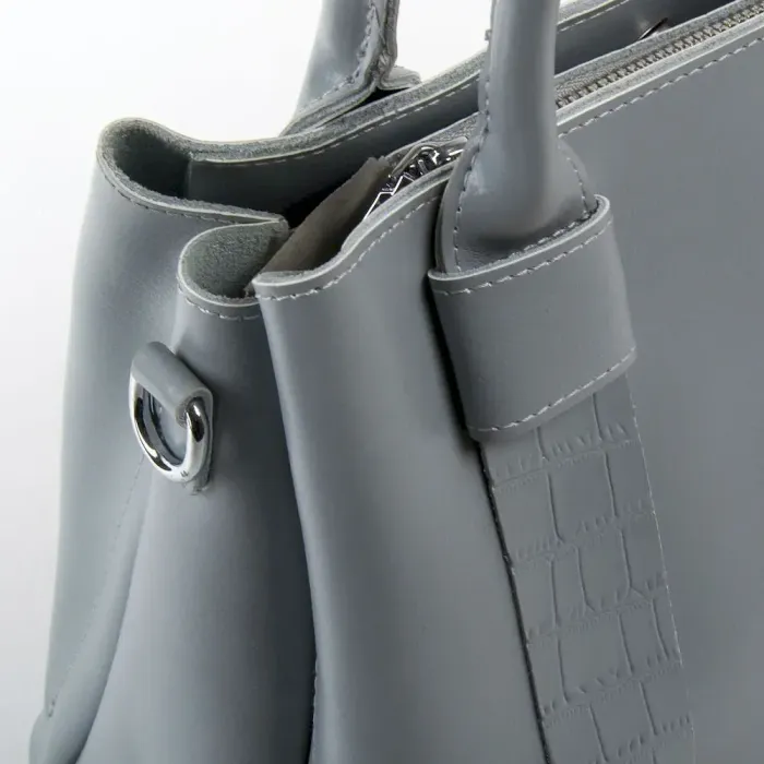 Сумка Жіноча Класична шкіряна ALEX RAI 07-02 2235 light-grey