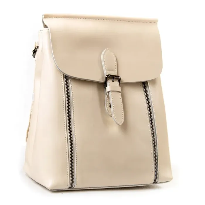 Сумка жіноча Класична шкіра Luxeva P94 8632 beige