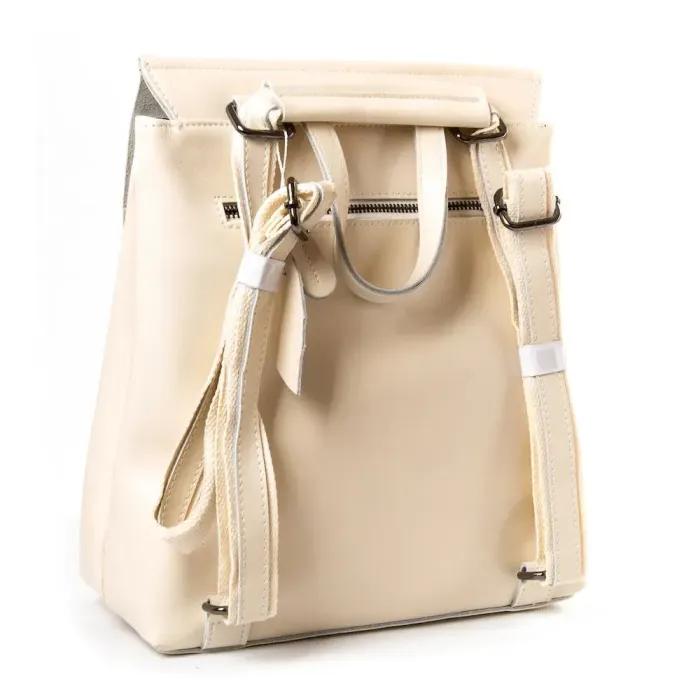 Сумка жіноча Класична шкіра Luxeva P94 8632 beige