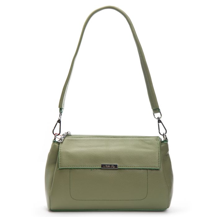 Сумка Женская Классическая кожа ALEX RAI 8721-9 green