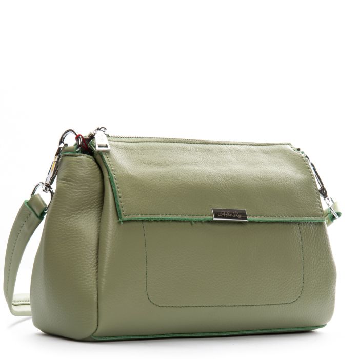 Сумка Женская Классическая кожа ALEX RAI 8721-9 green