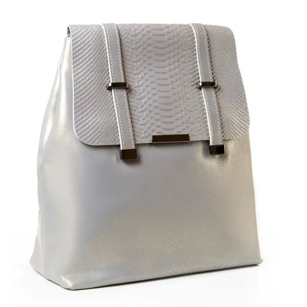Сумка Женская Классическая кожа Luxeva P97 3212-5 pearl-grey