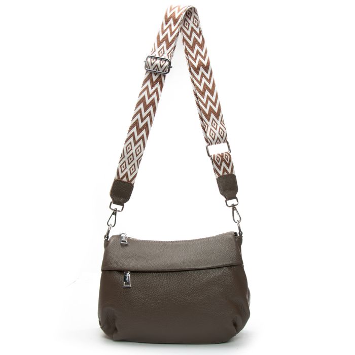 Сумка Женская Классическая кожа ALEX RAI 6001 dark khaki