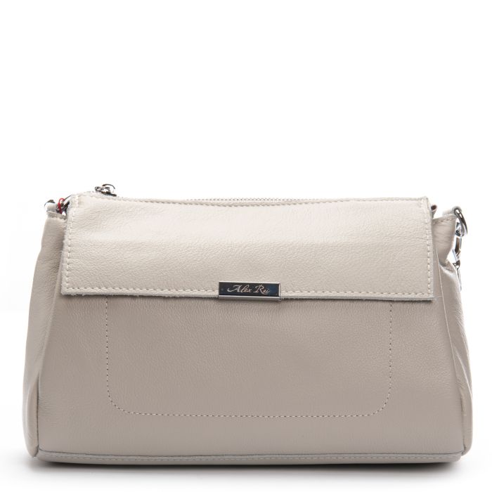 Сумка Женская Классическая кожа ALEX RAI 8721-9 grey